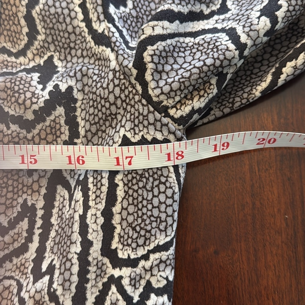 CAbi Python Snakeskin Ponte Knit Double-Breasted … - image 7